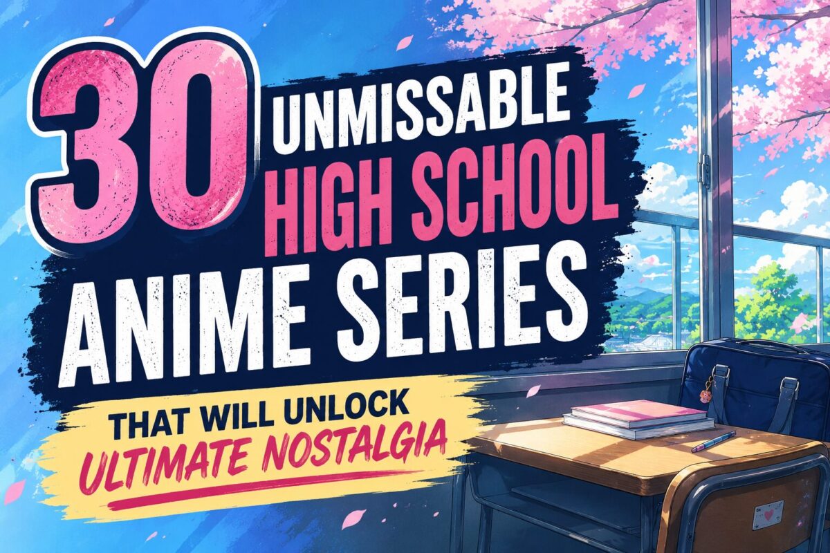 30 Unmissable High School Anime Series That Will Unlock Ultimate Nostalgia