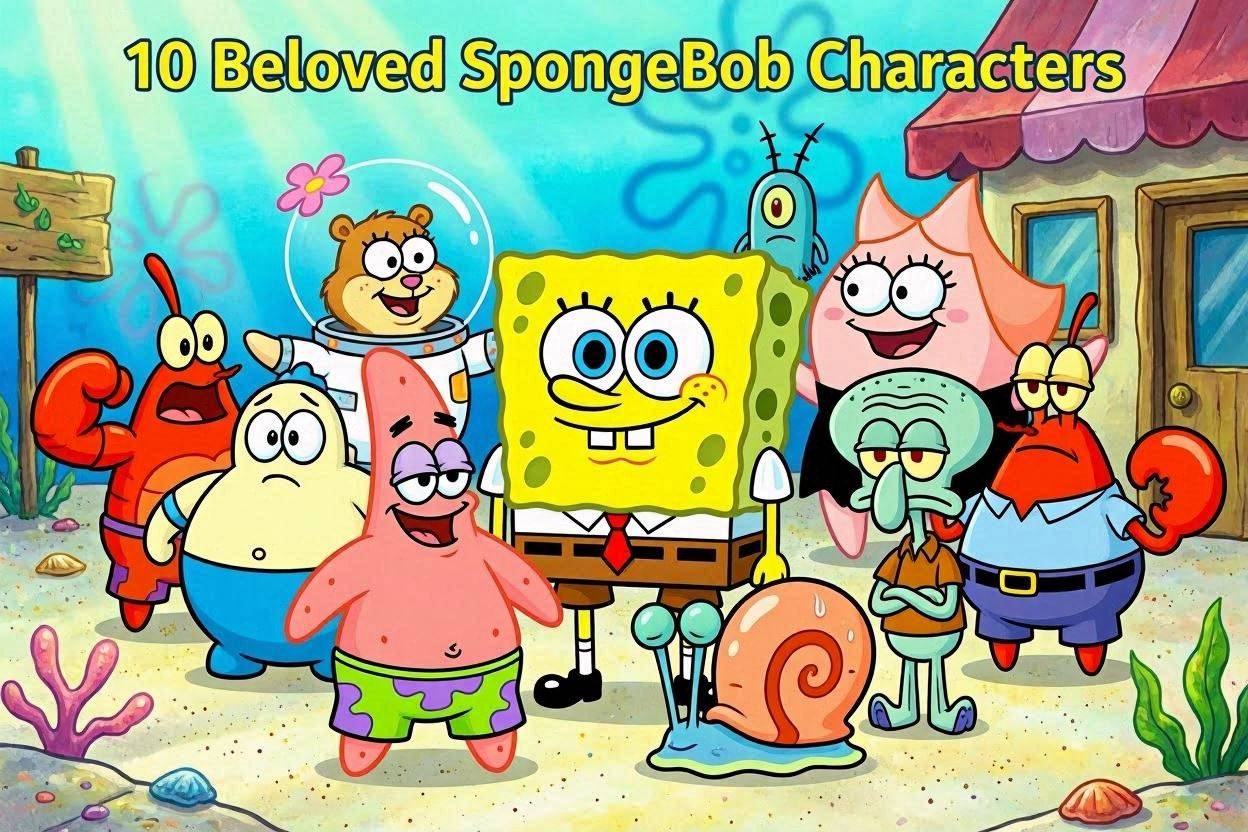 10 Ultimate Beloved SpongeBob Characters That Shaped Our Entire Childhood