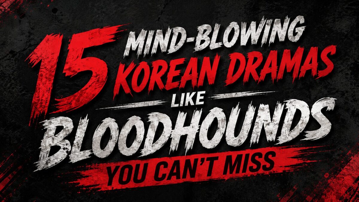15 Mind-Blowing Korean Dramas Like Bloodhounds You Can't Miss